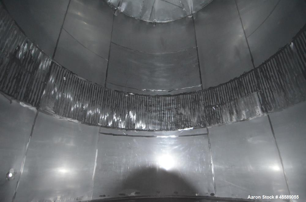 Used 16000 Gallon Douglas Brothers 304 Stainless Steel Vertical Tank