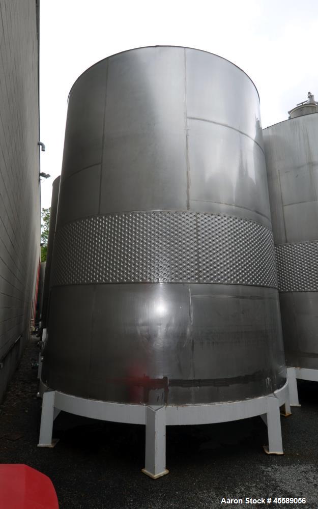 Used 16000 Gallon Douglas Brothers 304 Stainless Steel Vertical Tank