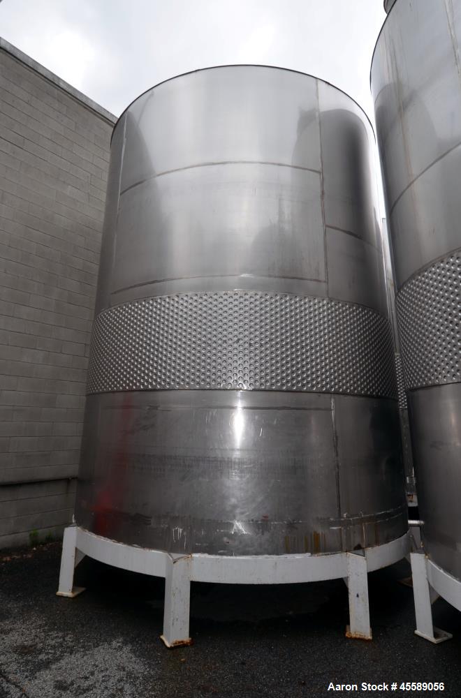 Used 16000 Gallon Douglas Brothers 304 Stainless Steel Vertical Tank