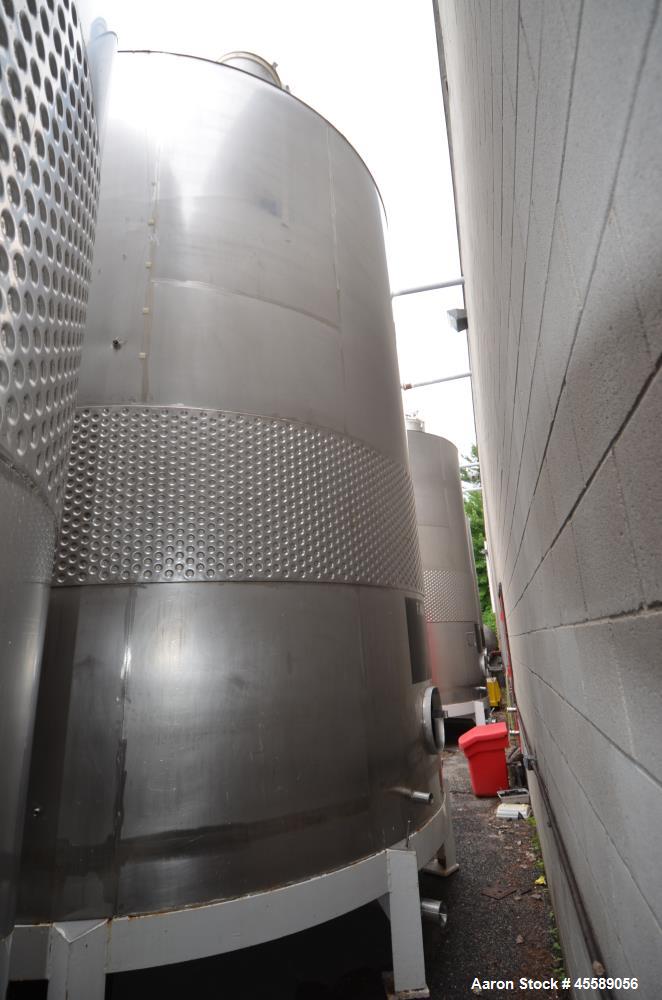 Used 16000 Gallon Douglas Brothers 304 Stainless Steel Vertical Tank