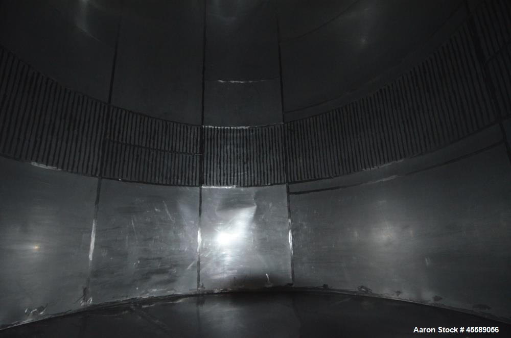 Used 16000 Gallon Douglas Brothers 304 Stainless Steel Vertical Tank