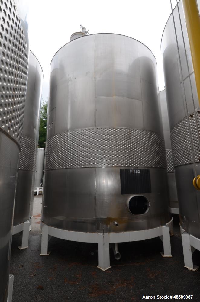 Used 16000 Gallon Douglas Brothers 304 Stainless Steel Vertical Tank