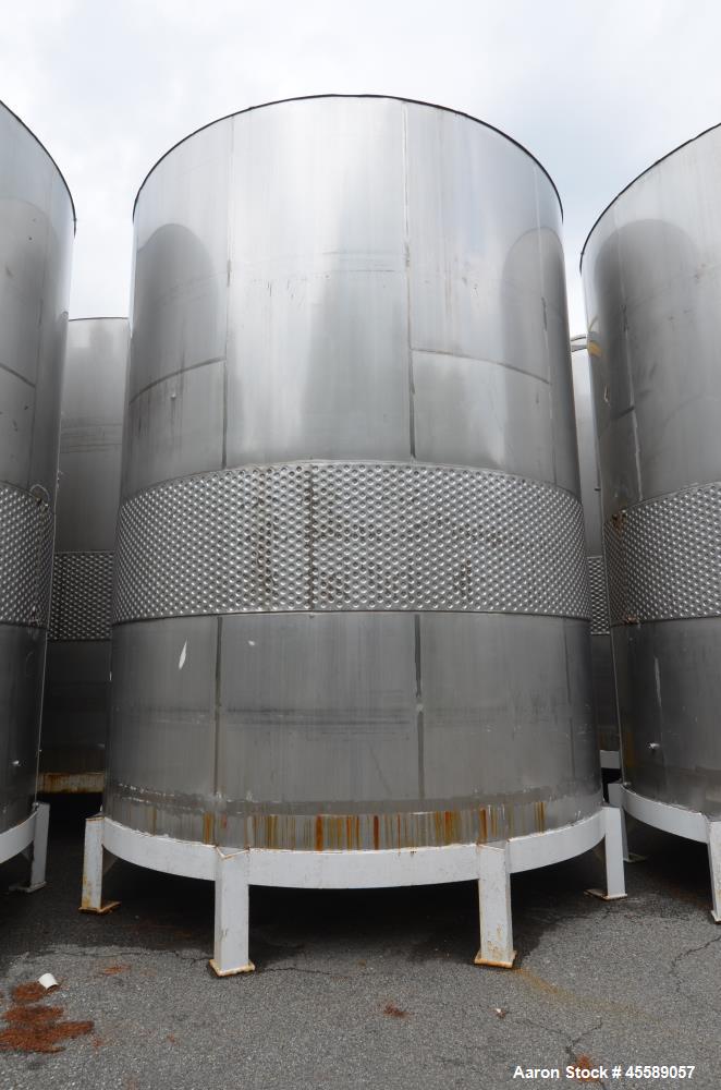 Used 16000 Gallon Douglas Brothers 304 Stainless Steel Vertical Tank