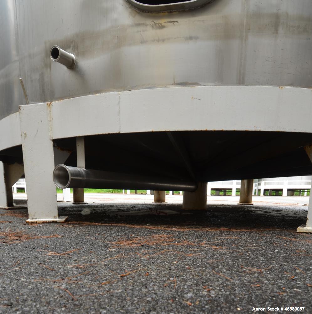 Used 16000 Gallon Douglas Brothers 304 Stainless Steel Vertical Tank