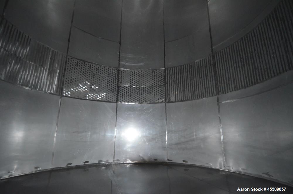 Used 16000 Gallon Douglas Brothers 304 Stainless Steel Vertical Tank