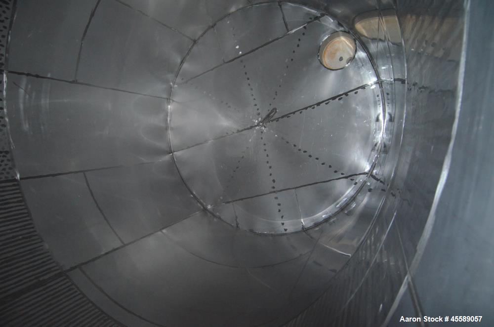 Used 16000 Gallon Douglas Brothers 304 Stainless Steel Vertical Tank