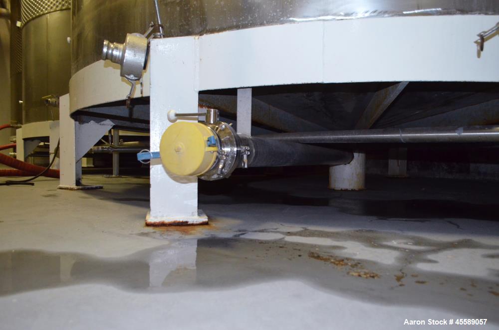 Used 16000 Gallon Douglas Brothers 304 Stainless Steel Vertical Tank