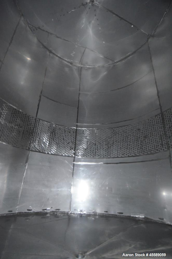 Used 16000 Gallon Douglas Brothers 304 Stainless Steel Vertical Tank