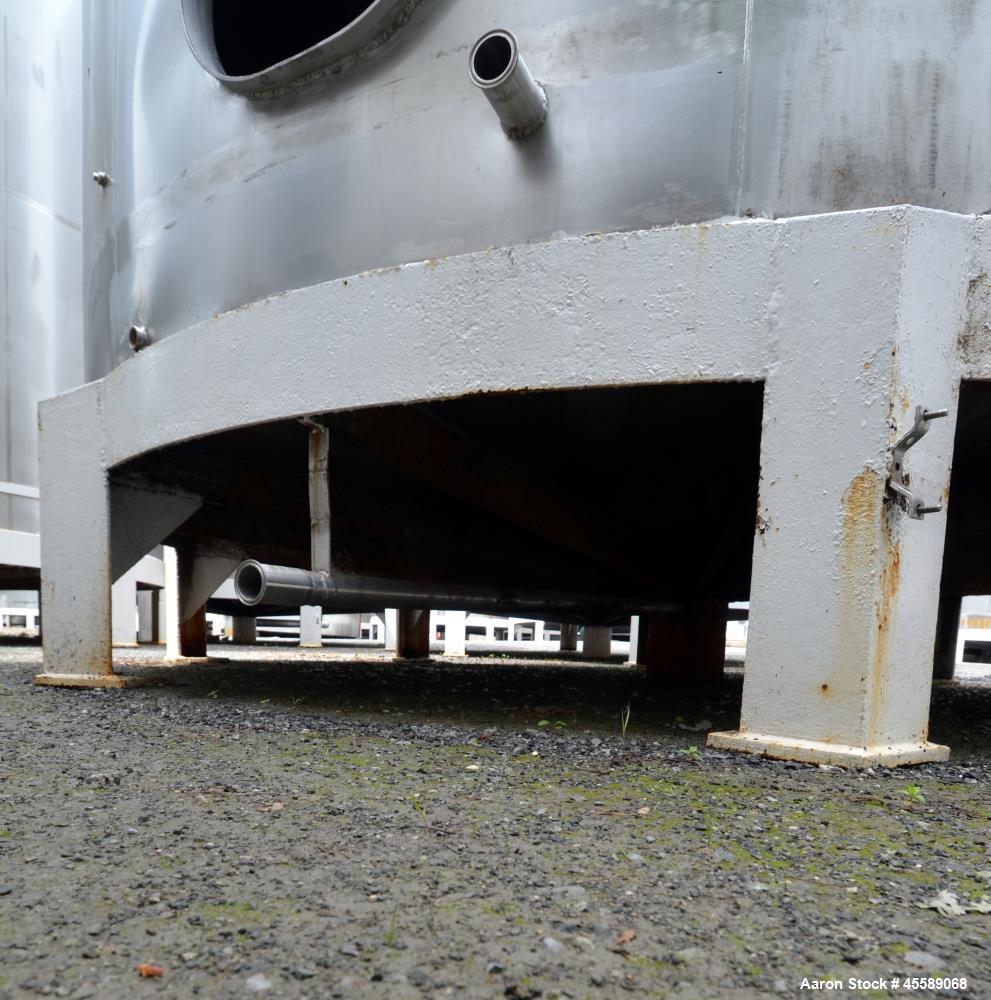 Used 15000 Gallon Douglas Brothers 304 Stainless Steel Vertical Tank