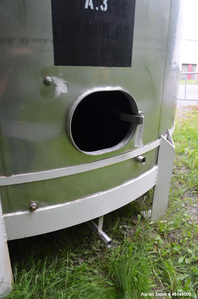 Used Douglas Brothers Tank, Approximate 16,000 Gallon, Stainless Steel, Vertica