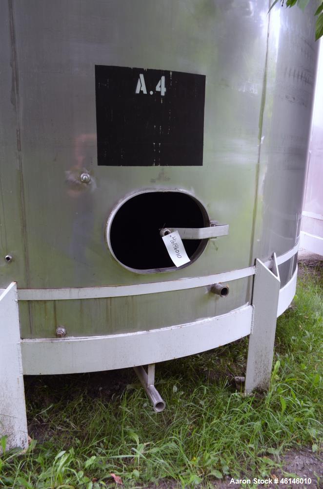 Used Douglas Brothers Tank, Approximate 16,000 Gallon, Stainless Steel, Vertica