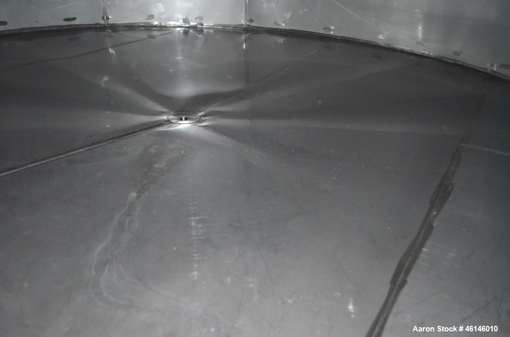 Used Douglas Brothers Tank, Approximate 16,000 Gallon, Stainless Steel, Vertica