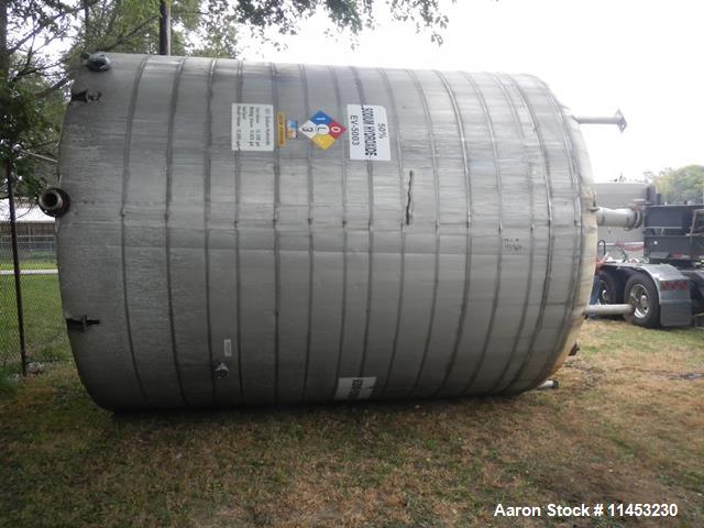 Used- 12,000 Gallon Enerfab Stainless Steel  Enerfab Storage Tank