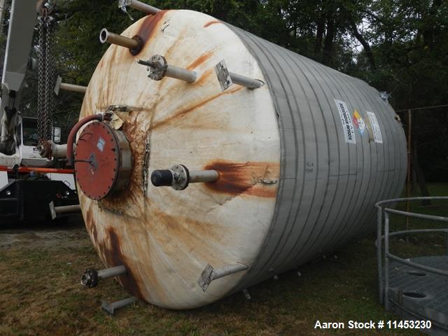 Used- 12,000 Gallon Enerfab Stainless Steel  Enerfab Storage Tank