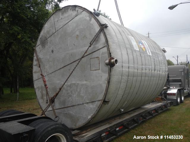 Used- 12,000 Gallon Enerfab Stainless Steel  Enerfab Storage Tank