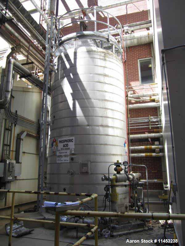 Used- 8,000 Gallon Stainless Steel  Enerfab Storage Tank