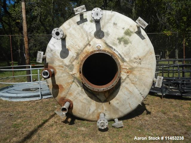 Used- 8,000 Gallon Stainless Steel  Enerfab Storage Tank