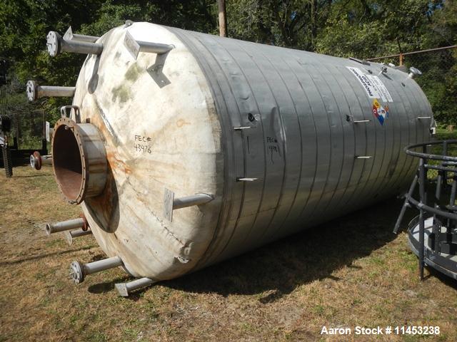 Used- 8,000 Gallon Stainless Steel  Enerfab Storage Tank