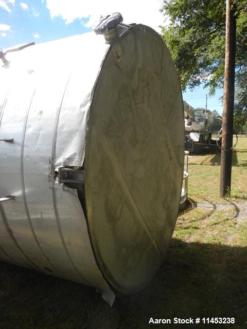 Used- 8,000 Gallon Stainless Steel  Enerfab Storage Tank