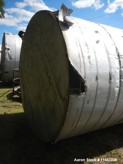 Used- 8,000 Gallon Stainless Steel  Enerfab Storage Tank