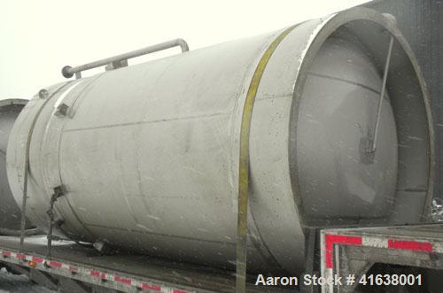 Used Enerfab Double Wall Pressure Tank, 5,000 gallon, 304L stainless steel, vertical. Inner shell 99’’ diameter x 131-5/8’’ straight side, dished top and bottom. Internal rated 19 psi, design vacuum ...