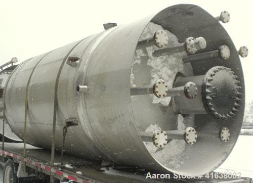 Used Enerfab Double Wall Pressure Tank, 5,000 Gallon, 304L Stainless Steel, Vertical. Inner shell 99’’ diameter x 131-5/8’’ straight side, dished top and bottom. Internal rated 19 psi, design vacuum ...