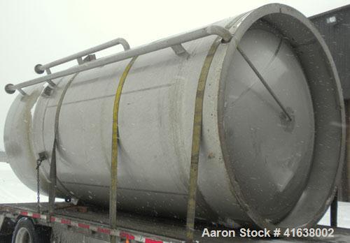 Used Enerfab Double Wall Pressure Tank, 5,000 Gallon, 304L Stainless Steel, Vertical. Inner shell 99’’ diameter x 131-5/8’’ straight side, dished top and bottom. Internal rated 19 psi, design vacuum ...