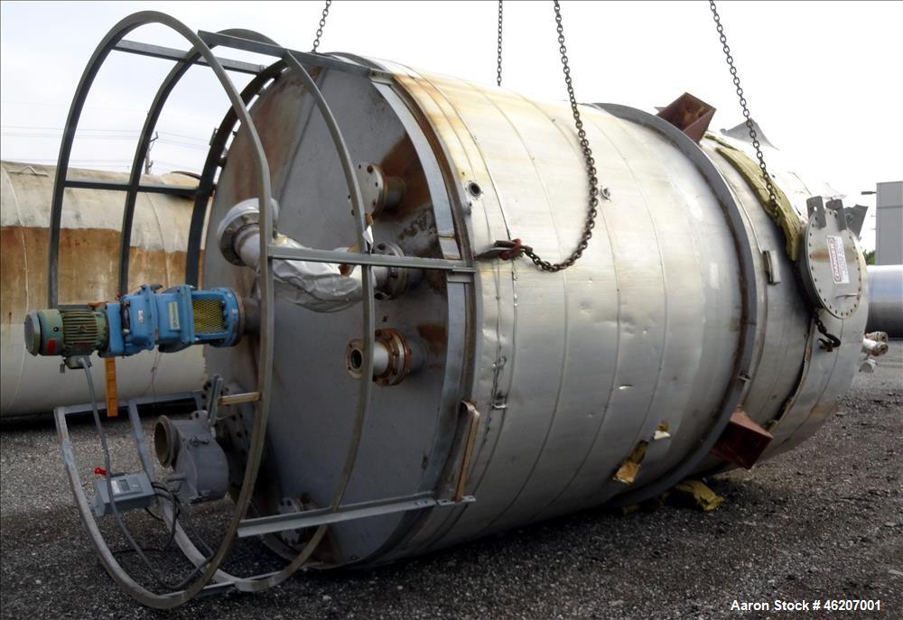 Used Tank, Evans & Sons Process Tank Co.  10,000 Gallon, 316 Stainless Steel