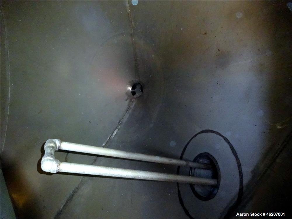 Used Tank, Evans & Sons Process Tank Co.  10,000 Gallon, 316 Stainless Steel