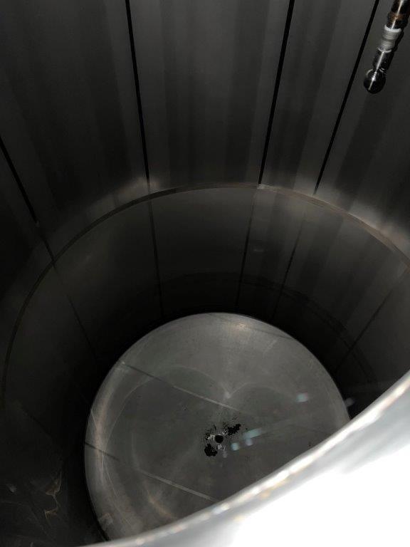 Used Feldmeier 15,000 Gallon Stainless Steel Tank – 304 SS, CIP, Dished Top & Bottom, Skirt Mounted