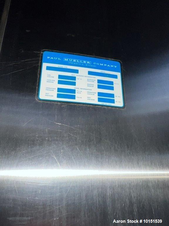 Used Feldmeier Stainless Steel Industrial Storage Tank. Approximately 15,000 Gallons