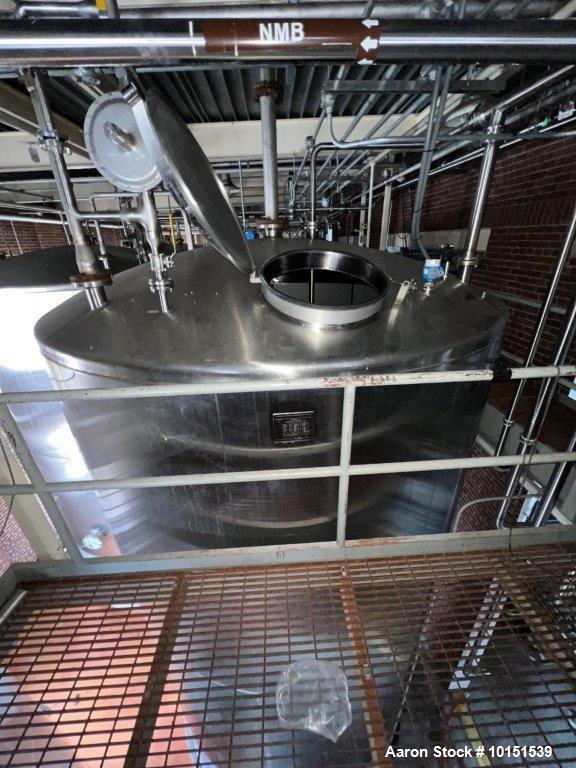 Used Feldmeier Stainless Steel Industrial Storage Tank. Approximately 15,000 Gallons