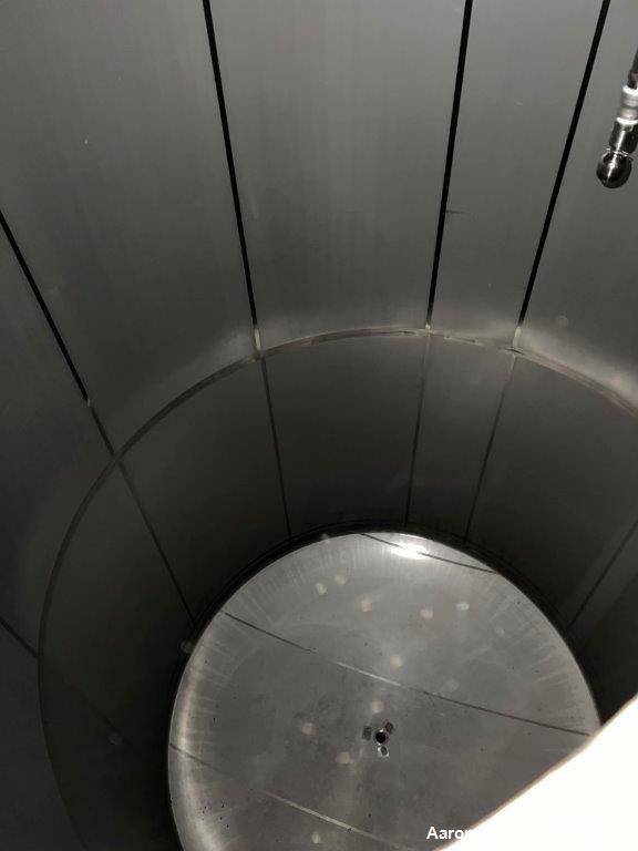 Used Approximately 15,000 Gallon Feldmeier Stainless Steel Tank. 144" dia