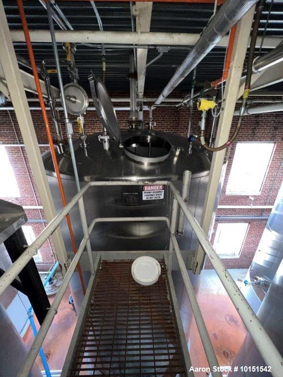 Used Approximately 15,000 Gallon capacity Feldmeier Equipment Stainless Steel Tank