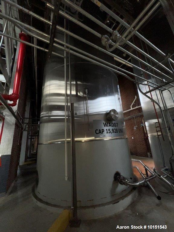 Used Feldmeier Equipment, Inc. 304 Stainless Steel Tank. 15000 gallon capacity
