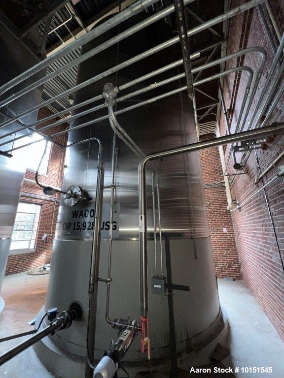 Used Feldmeier Approx. 15,000 Gallon Skirt Mounted Stainless Steel Tank