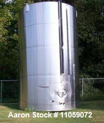 Used- Used- 17,000 Gallon (approximately) Feldmeier Stainless Steel Tank. Slant bottom, cone top. 12' 6" diameter x 22' high.