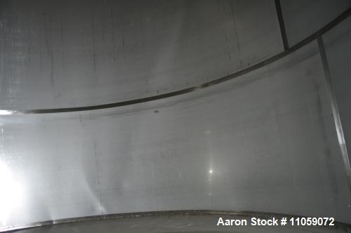 Used- Used- 17,000 Gallon (approximately) Feldmeier Stainless Steel Tank. Slant bottom, cone top. 12' 6" diameter x 22' high.