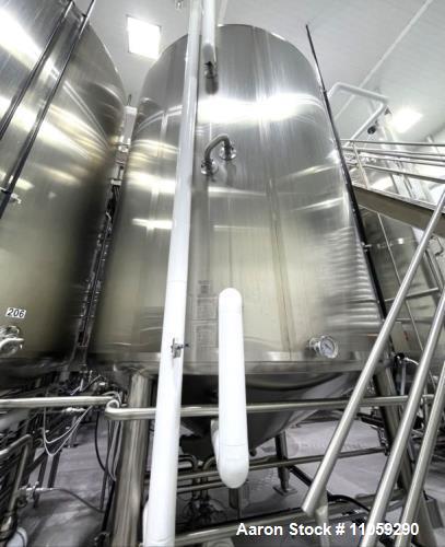 Used 7500 Gallon Jacketed Sanitary Mix Kettle/Processor