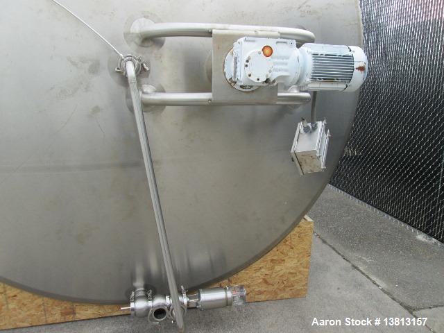 Used- Feldmeier Tank, 6,000 Gallon, Stainless Single, Vertical.