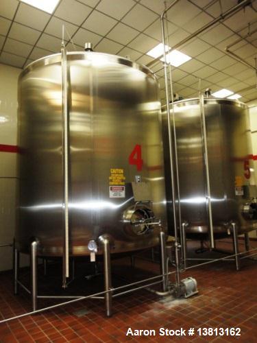 Used 6,000 Gallon Top Agitated Mixing Tank