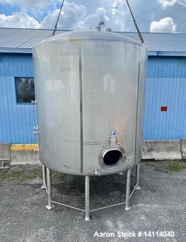 Used- 6,000 Gallon Feldmeier Jacketed, Insulated, 304 Stainless Steel Tank