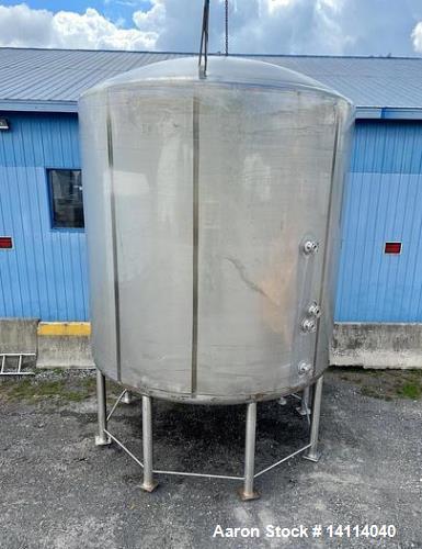 Used- 6,000 Gallon Feldmeier Jacketed, Insulated, 304 Stainless Steel Tank