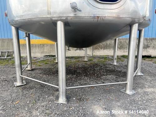 Used 6,000 Gallon Feldmeier Jacketed, Insulated, 304 Stainless Steel Tank