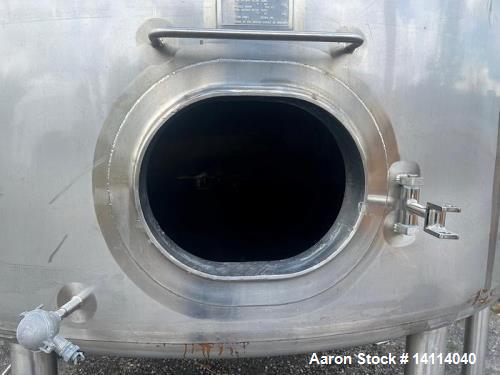 Used 6,000 Gallon Feldmeier Jacketed, Insulated, 304 Stainless Steel Tank