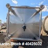 Used Feldmeier 10,000 Gallon Storage Tank. 316 stainless steel construction. Approximately 126" inner diameter x 180" straight side, dish top and bottom. 12" high side bottom belly jacket rated 100 p...