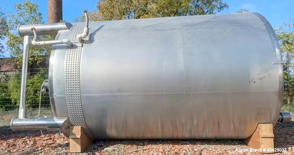 Used 10,000 Gallon Feldmeier Stainless Steel Storage Tank – Jacketed, Vertical