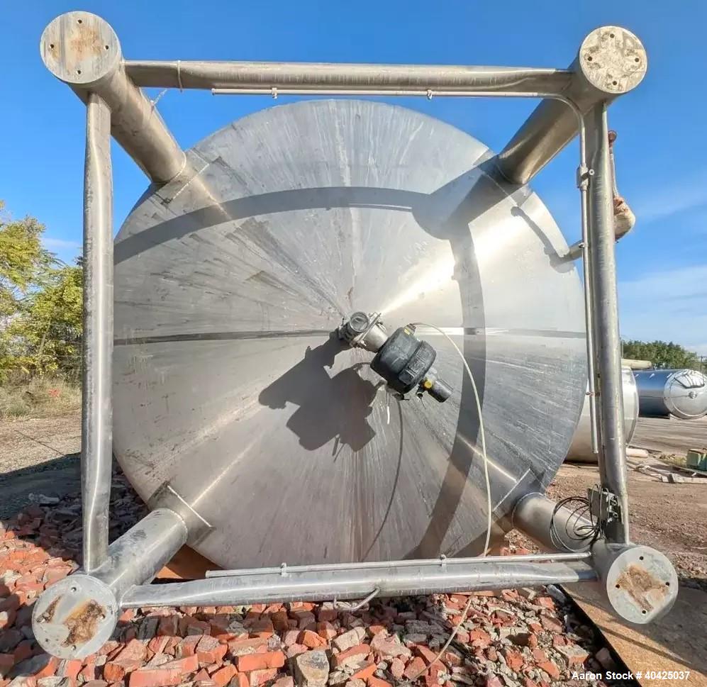 Used 10,000 Gallon Feldmeier Stainless Steel Storage Tank – Jacketed, Vertical