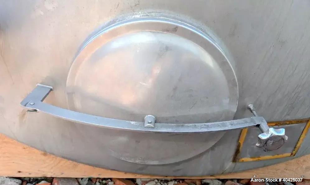 Used 10,000 Gallon Feldmeier Stainless Steel Storage Tank – Jacketed, Vertical