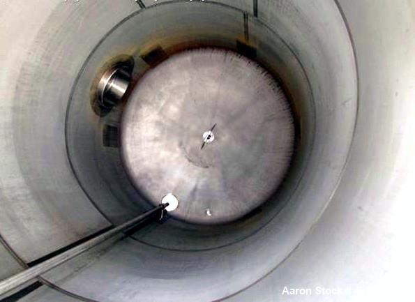 Used Feldmeier Pressure Tank, 8000 Gallon, 304 Stainless Steel, Vertical. 108” Diameter x 192” straight side, dished top & bottom. Internal rated 15/-1.5 psi at +120/-60 degrees F. Openings top 20" m...